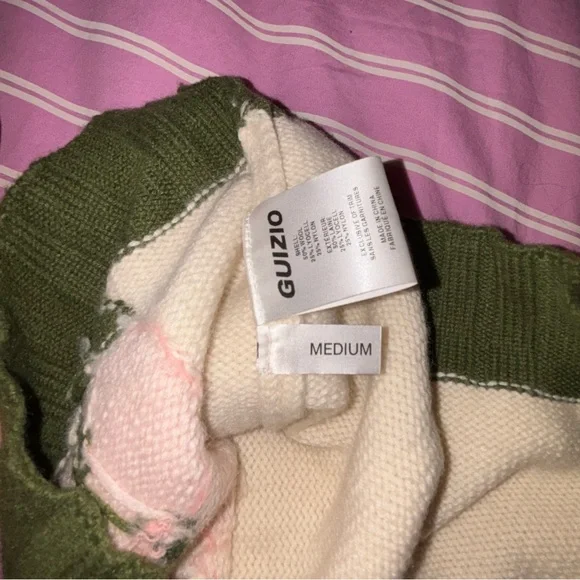 Danielle Guizio Green and White Floral Dress - Picture 7 of 7